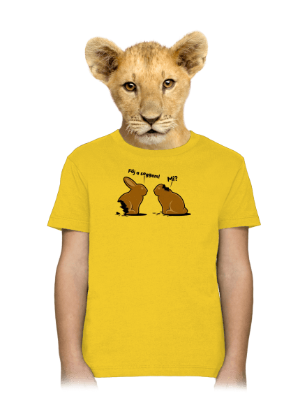 Fáj a seggem! gyerek póló Gold