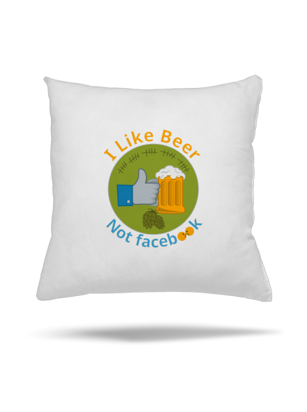I like beer párna White