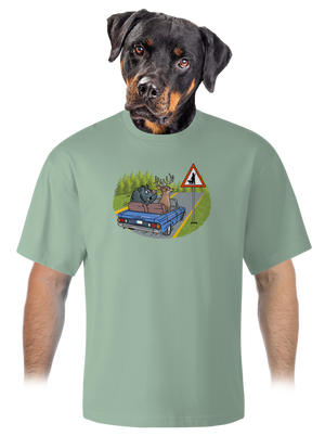 unisex túlméretezett póló