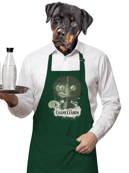  ChameLennon kötény Bottle Green