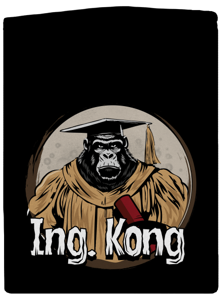Ing. Kong cipzáras férfi pulóver Black