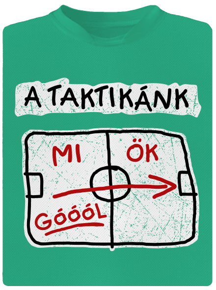 A taktikánk férfi sportpóló Mint Mal