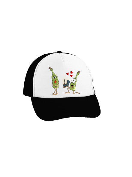 A bor szeretete teherautós sapka Black cap