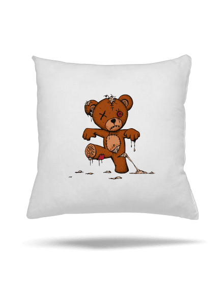 Zombie Teddy párna White