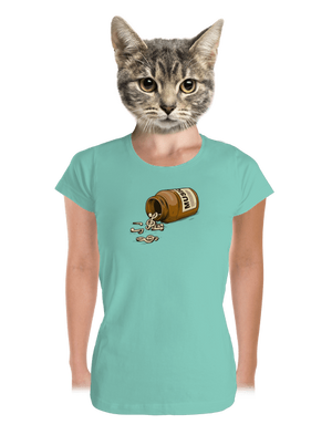 Music Pills prémium női póló Mint Mal