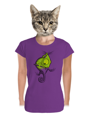 Hibajavító prémium női póló Purple