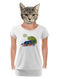 női póló elasztikus alsó szegéllyel