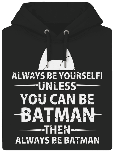 Batman unisex prémium pulóver Dark Black