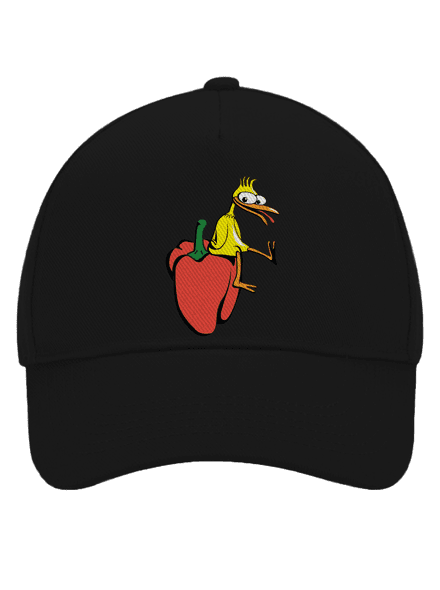 Paprikás csirke baseballsapka Black