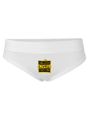 Yellow lives matter női bugyik White