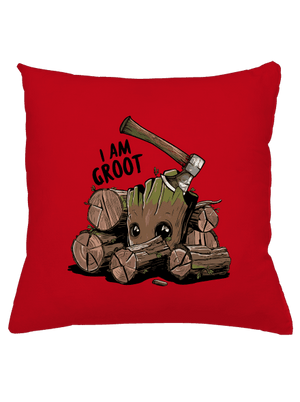 I Am Groot párna Red