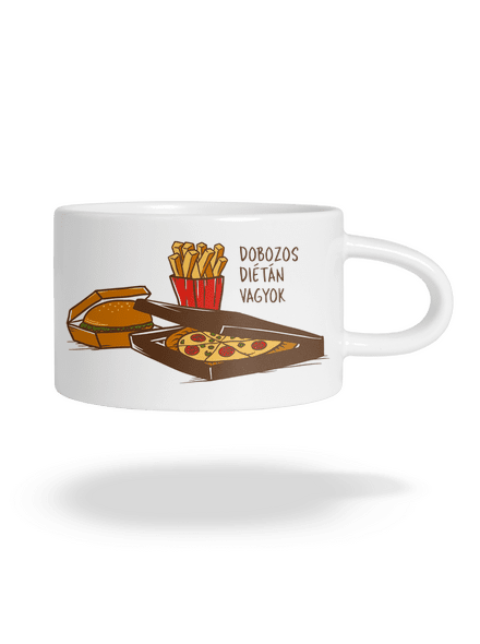 Dobozos diéta macaron bögre White