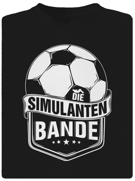 Simulanten bande férfi sportpóló Black