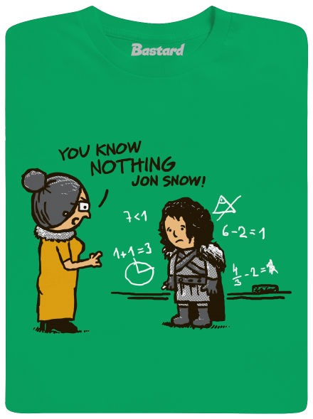You know nothing gyerek póló Kelly Green