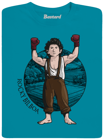 Rocky Bilboa férfi póló Diva Blue