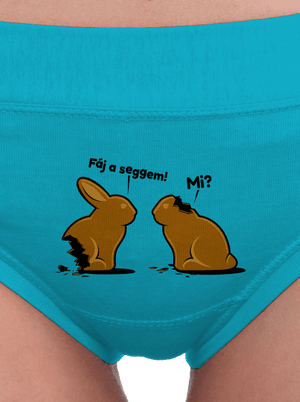 Fáj a seggem! női bugyik Turquoise