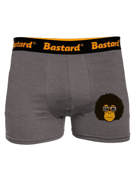 Retró majom boxeralsó Gray Melange
