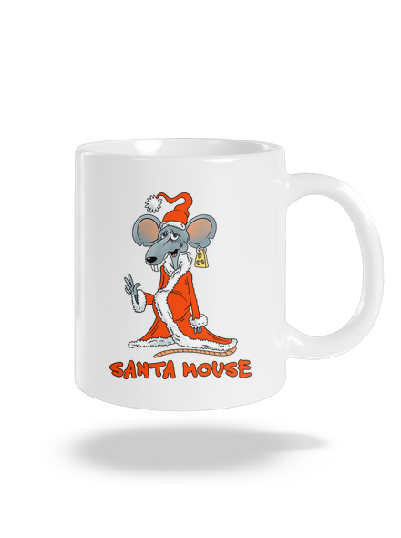 Santa mouse hagyományos bögre White