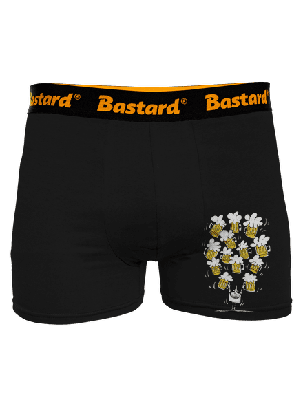 Boldog sörivó boxeralsó Black