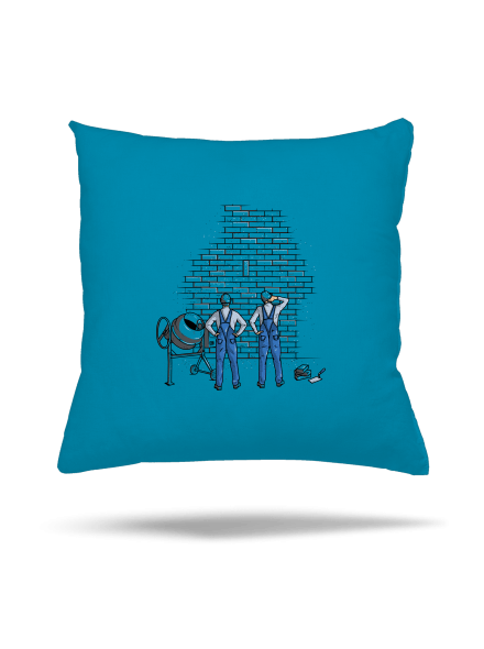 Kőművesek párna Blue Turquoise