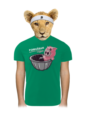 Formában gyerek sport póló Kelly Green Mal