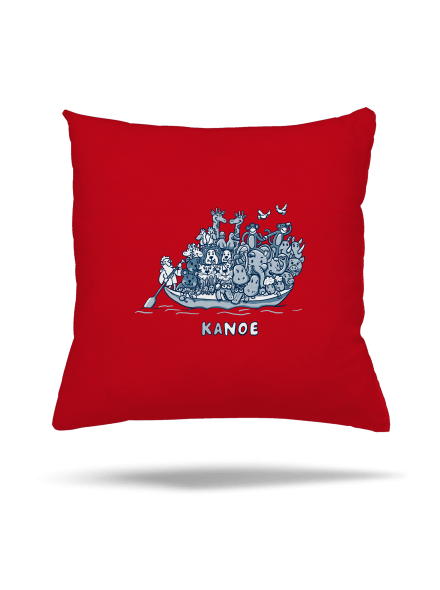 Noé bárkája párna Red