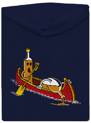 Rumivók cipzáras férfi pulóver Navy