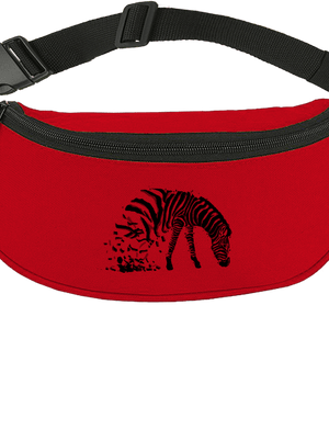 Zebra szerelem övtáska Red