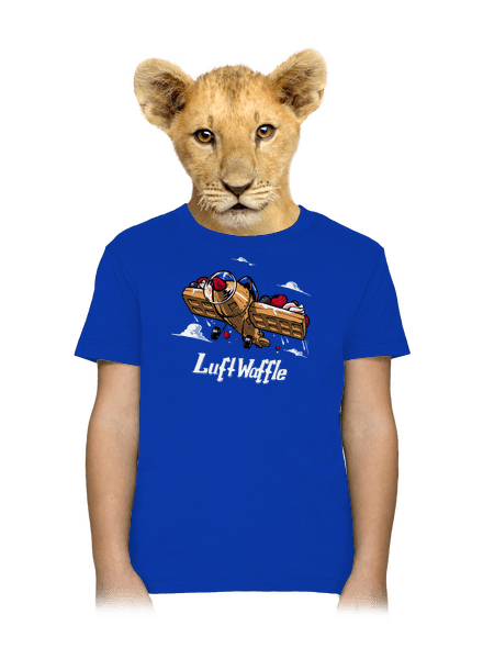 Luftwaffle gyerek póló Royal Blue