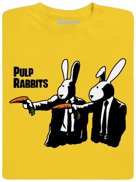 Pulp Rabbits férfi póló Gold