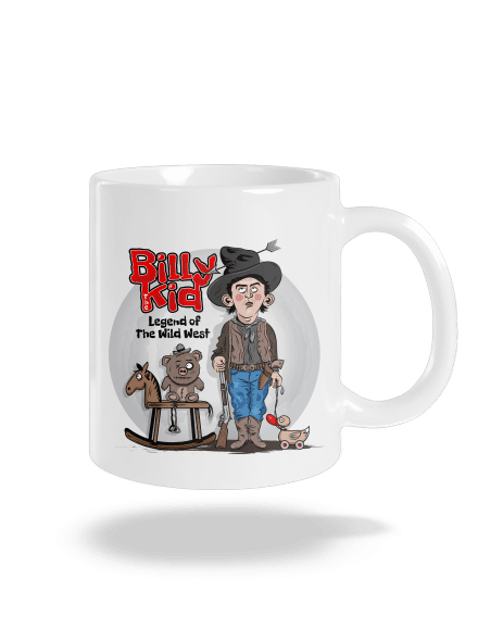 Billy The Kid hagyományos bögre White