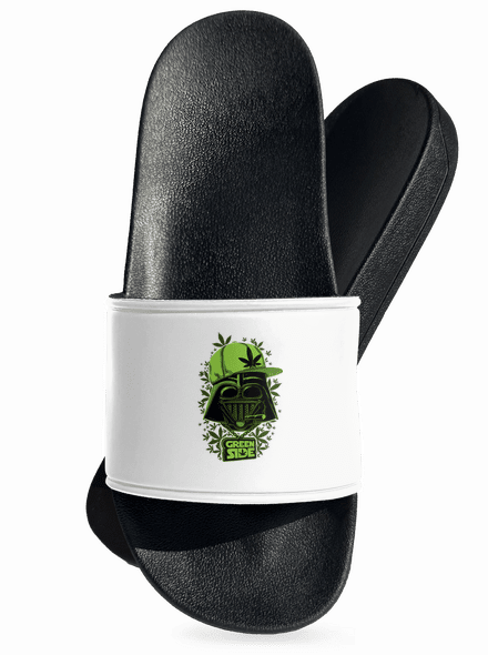 Green side papucs White