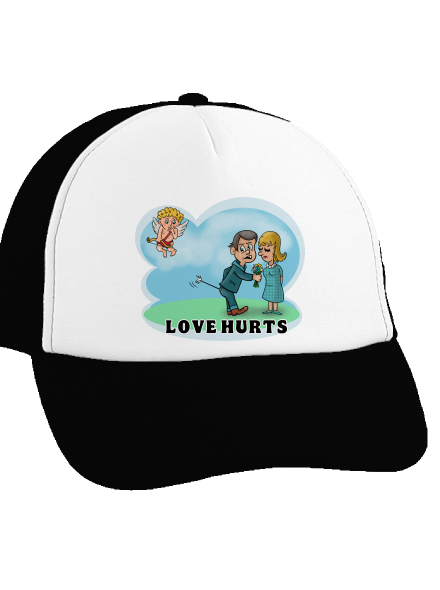 Love hurts teherautós sapka Black cap