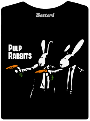 Pulp Rabbits női póló Black