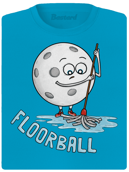 Floorball női sportpóló Blue Atol