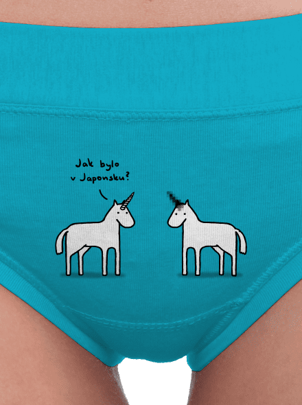 Pornókürt női bugyik Turquoise