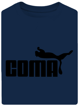 Coma unisex túlméretezett póló Midnight Blue
