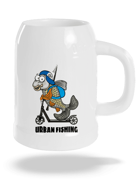 Urban fishing söröskorsó White