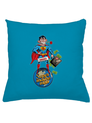 Supermachoman párna Blue Turquoise