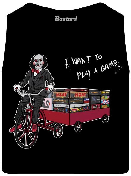 I want to play a game férfi trikó Black
