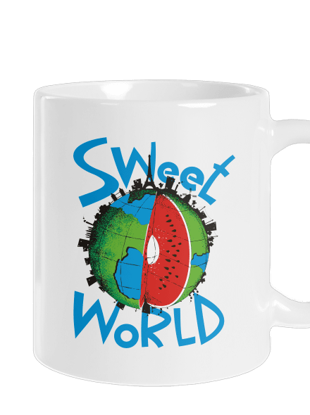Sweet world hagyományos bögre White