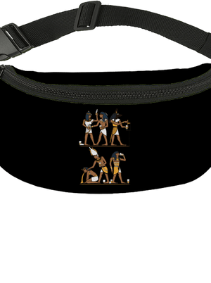 Egyiptomi parti övtáska Black