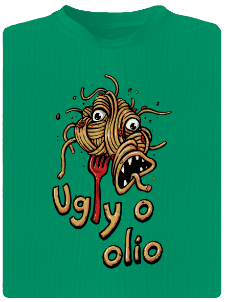Ugly o olio gyerek sport póló Kelly Green Mal