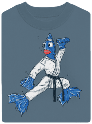  unisex crewneck Nordic Blue