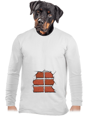 férfi hosszú ujjú póló