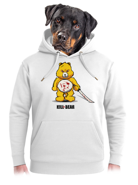 Killer bear unisex prémium pulóver Snowwhite