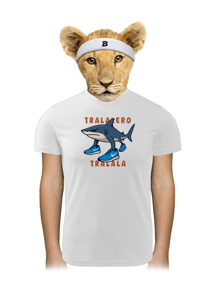 Tralalero Tralala – Italian Brainrot gyerek sport póló White