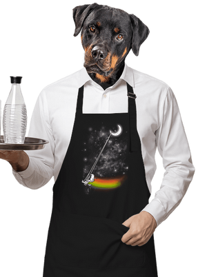 Unicorn universe kötény Black