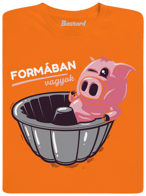 Formában gyerek póló Orange