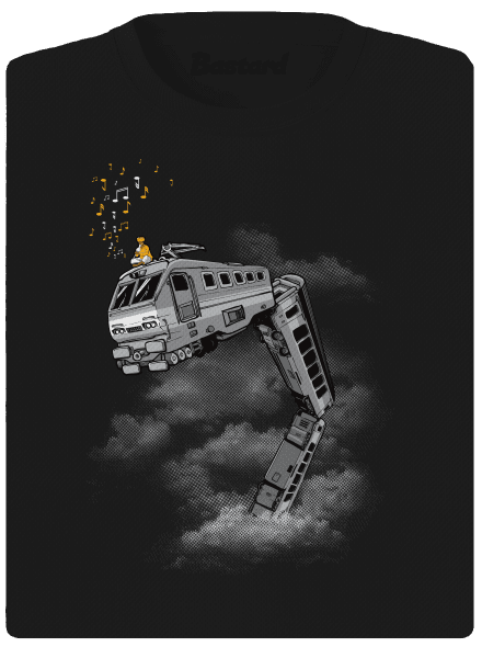 Snake Train női sportpóló Black